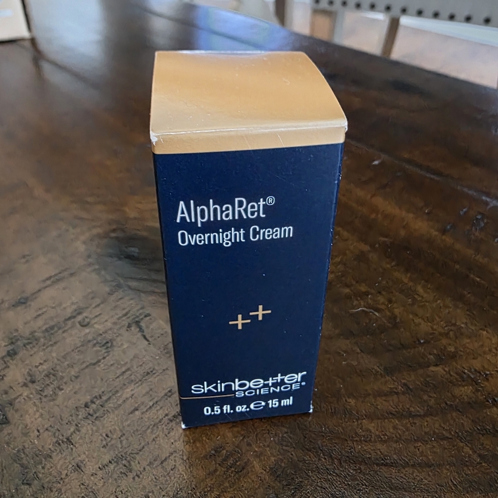 SKIN BETTER SCIENCE AlphaRet Overnight Cream NIB 15ML